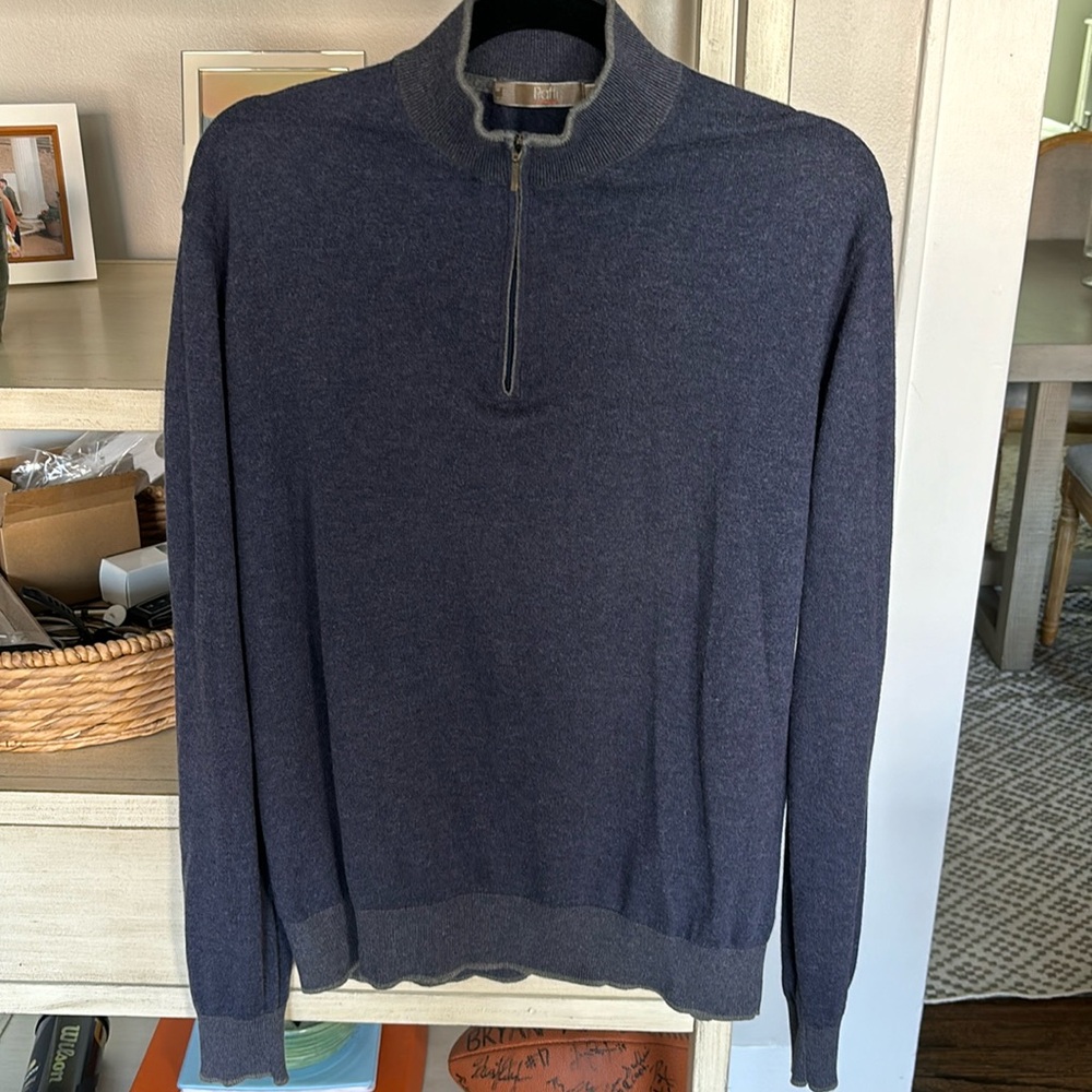 Men’s Raffi Cashmere Quarter Zip